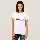 Grappig T-shirt met tekst Herstarten - Aangepaste (Voorkant volledig)