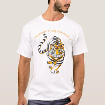 grappig t-shirt met tijger