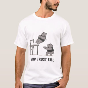 Grappig T-Shirt met Vertrouwensval van nijlpaard i