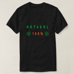 Grappig T-shirt Natural 100% - Aangepaste tekst