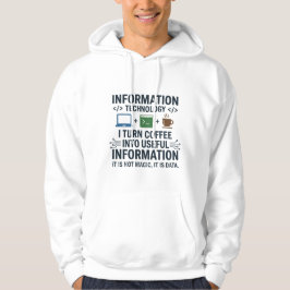 Grappig T-shirt over informatica - Eet Slaap Codee