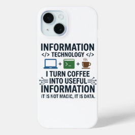 Grappig T-shirt over informatica - Eet Slaap Codee