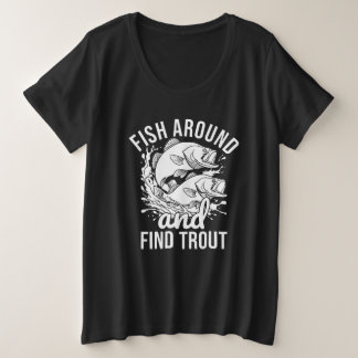Grappig T-shirt over vissen, Vis Rond En Vind Fore