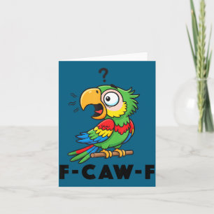 Grappig T-shirt Papegaai Meme Grap Vogel Humor Kaart