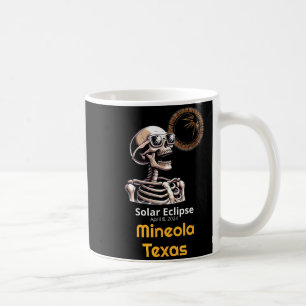 Grappig T-shirt Skelet Zonsverduistering Mineola T Koffiemok