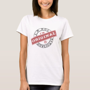 Grappig T-shirt stempel tekst -