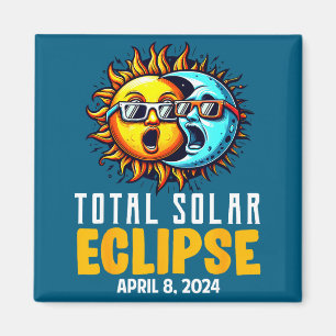 Grappig T-shirt Totale Zonsverduistering Usa Zon Magneet