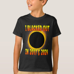 Grappig T-shirt Verduisterd 2017 Totale Zonsverdui