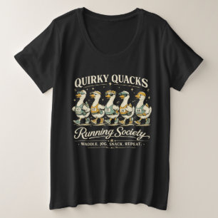 Grappig T-Shirt voor de Quirky Quacks Running Soci