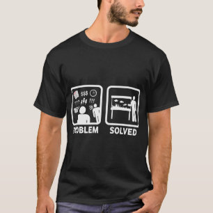 Grappig T-shirt voor het houden van vissen voor hu