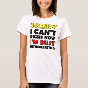 Grappig T-shirt voor Introverte Mensen