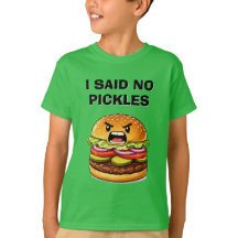 Grappig T-Shirt Voor Kinderen Zonder Augurken