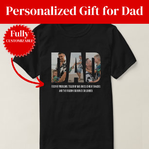 Grappig T-shirt voor vader probleemoplosser Koning