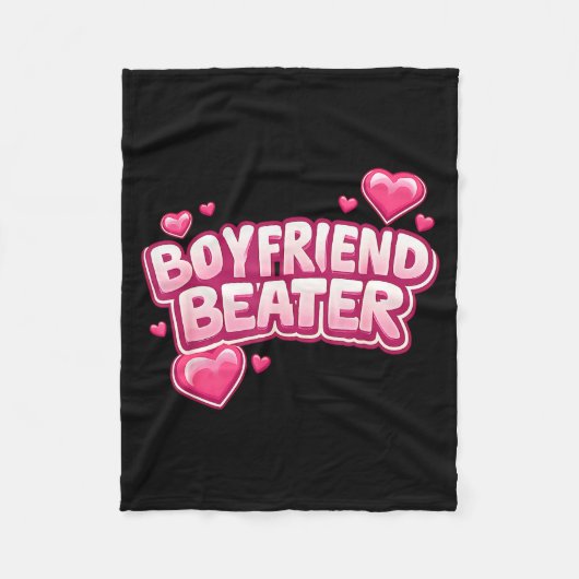 Grappig T-shirt voor vriendje stukador  Fleece Deken (Voorkant)