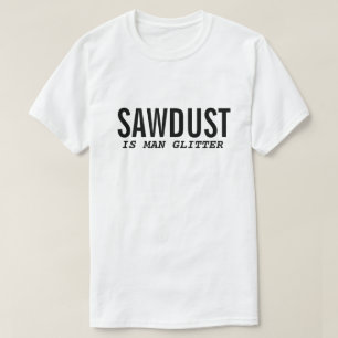 Grappig T-shirt ZAAGSPLINTERS IS MAN GLITTER Citaa