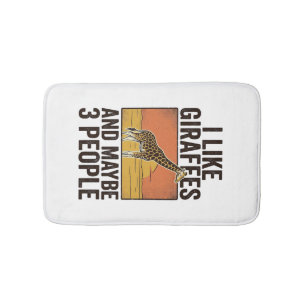 Grappig T-shirtontwerp met vintage gravure voor gi Badmat