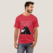 Grappig-T waarom kruipt kip de weg over? T-shirt (Voorkant volledig)