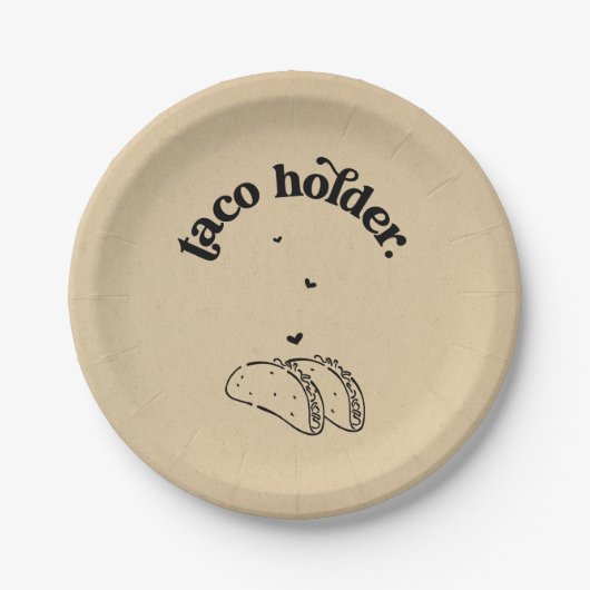 Grappig 'Taco Holder' Bord (Voorkant)