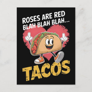 Grappig Taco T-Shirt Ontwerp Voor Taco Liefhebbers Briefkaart