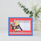 Grappig Tandarts Briefkaart 1906 Afbeelding kopie (Staand voorkant)