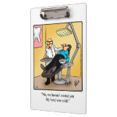 Grappig tandarts klembord cadeau (Links)