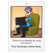 Grappig tandarts klembord cadeau (Achterkant)