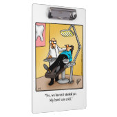 Grappig tandarts klembord cadeau (Rechts)