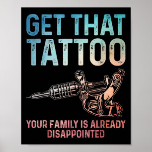 Grappig Tattoo Artist Art Voor Mannen Vrouwen Tato Poster