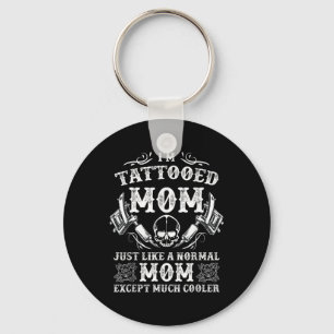 Grappig Tattoo Shirt getatoeëerd moeder Tattoo cad Sleutelhanger