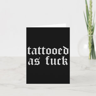Grappig Tattoo Shirten voor mannen Vrouwen Gift Ge Kaart