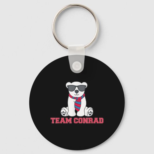 Grappig Team Conrad Junior Mint Beer Est. 2009 Sleutelhanger (Voorkant)