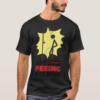 Grappig teken dat ik graag peuk in de t-shirt