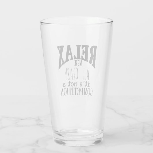 Grappig tekstbericht onthul dat we allemaal gek zi glas (Achterkant)