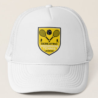 Grappig tennis speler accessoire cadeau trucker pet
