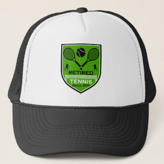 Grappig tennis speler accessoire cadeau trucker pet