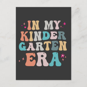 Grappig terug naar school in mijn kleutertijdperk  briefkaart