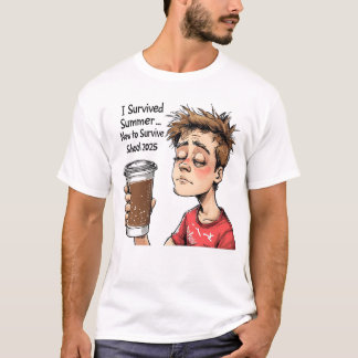 Grappig terug naar school koffieliefhebber T-shirt