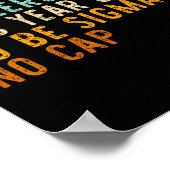 Grappig terug naar school middelbare school leraar poster (Hoek)