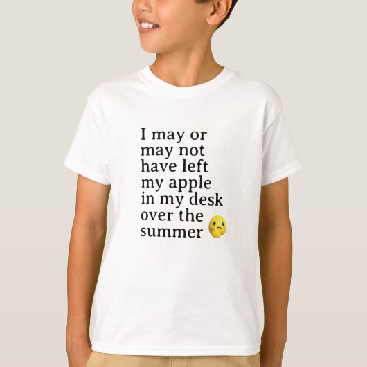 Grappig terug naar school outfits T-shirt (Voorkant)