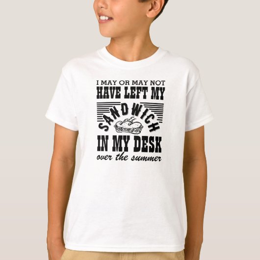 Grappig terug naar school outfits T-shirt (Voorkant)