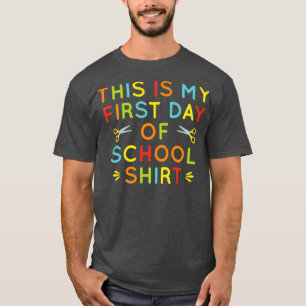 Grappig terug naar schoolontwerp voor studenten Di T-shirt