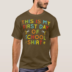 Grappig terug naar schoolontwerp voor studenten Di T-shirt