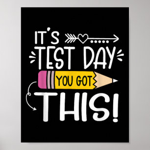 Grappig testen op de testdag dat je deze pijn hebt poster