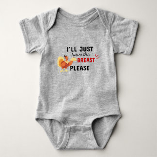 Grappig Thanksgiving-vakantie baby-bodyhumor Romper