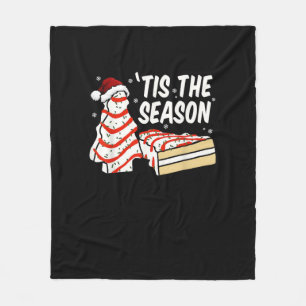 Grappig Tis Het Seizoen Ontwerp Kerstboom Debbie Fleece Deken