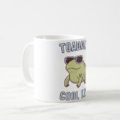 Grappig Toad Pun Toadally Cool Dad Koffiemok (Voorkant links)