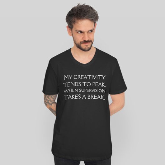 Grappig toezicht ontsnapping excuus citaat t-shirt