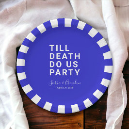 Grappig tot de dood ons huwelijk of Verloving doen Papieren Bordje