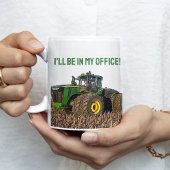 Grappig Tractor Farming Kantoor Werk Koffiemok