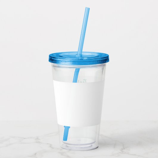 Grappig tranen van mijn BPA-vrije acryltumbler Acryl Drinkbeker (Achterkant)